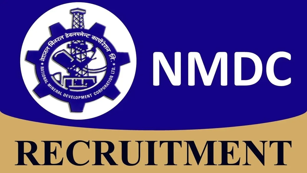 NMDC Recruitment 2023 - National Mineral Development Corporation(NMDC)
