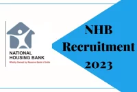 NHB Recruitment 2023 - National Housing Bank(NHB)