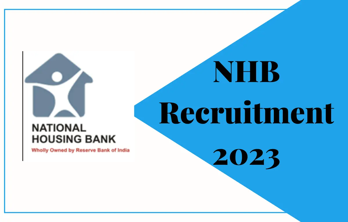 NHB Recruitment 2023 - National Housing Bank(NHB)